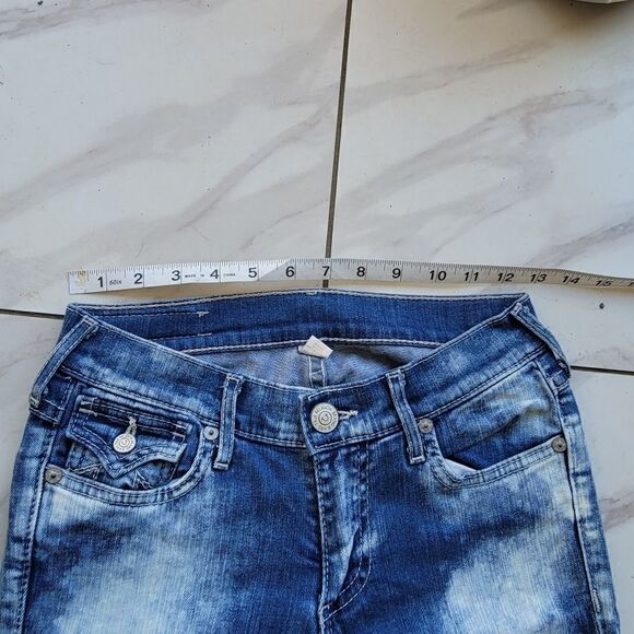 True Religion Acid Wash Skinny Jeans - Picture 7 of 9